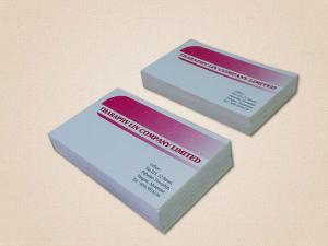 Double Sided Conquer Paper Business Cards